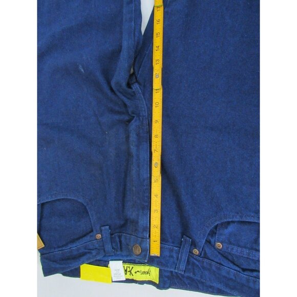 Vintage X-AM Blue Denim Hip Hop Old School Jeans USA Made 34X30 90s Big Baggy - Picture 8 of 9